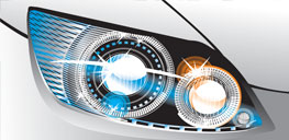 car lights
